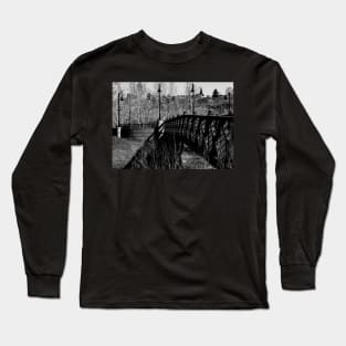 Bridge in Black and White Long Sleeve T-Shirt